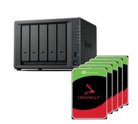 Synology Diskstation NAS DS1525+ 10TB Bundle Seagate (5X 2TB Ironwolf) 5 Bay Plus Series with Ryzen R1600, 8GB RAM