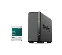 Synology DS124 1-Bay NAS Enclosure (1GB RAM) - 16TB HDD Included Bundle