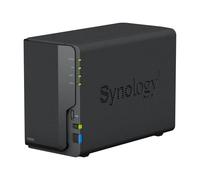 Synology DS223 2-Bay NAS Disk Station (Realtek RTD1619B Quad-Core 2GB RAM, 1 x RJ-45 1GbE), 8TB with 2 x HAT3300-4T