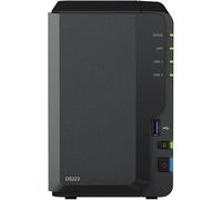 Synology DS223 24TB 2 Bay Desktop NAS Solution installed with 2 x 12TB HAT5300 Drives