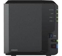 Synology DS223 4TB 2 Bay Desktop NAS Solution installed with 2 x 2TB Western Digital Red Plus Drives