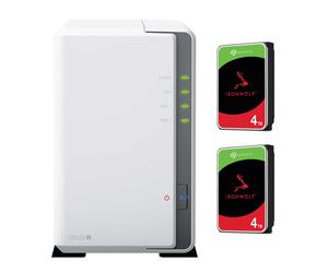 Synology DS223J 24TB 20TB 16TB, 12TB, 8TB, HDD's 3.5" NAS Diskstastion KIT.