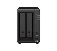 Synology DS723+ 2-Bay Diskstation NAS (AMD Ryzen™ 4 Threads R1600 Dual-Core 2GB Ram 2xRJ-45 1GbE LAN Port), 6TB Bundle with 2 x 3TB WD Red Plus NAS HDDs