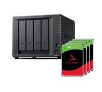 Synology DS925+(2X 2.5GbE Ports, Ryzen V1500B, 4GB RAM) 4-Bay 48TB Bundle with 4X 12TB Seagate Ironwolf HDDs
