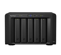 Synology DX517 5 Bay Desktop Network Attached Storage Expansion Enclosure, Black
