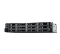 Synology RackStation RS2423RP+ NAS/storage server Rack (2U) Ryzen Embedded V1780B 8 GB DDR4 0 TB DiskStation Manager Black Grey