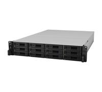 Synology RackStation RS3621RPxs - NAS server - 12 bays - rack-mountable - SATA 6Gb/s - RAID 0, 1, 5, 6, 10, JBOD, 5 hot spare, 6 hot spare, 10 hot spare, 1 hot spare, RAID F1, F1 hot spare - RAM 8 GB - Gigabit Ethernet - iSCSI - 2U