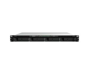 Synology RackStation RS826RP+ NAS/storage server Rack (1U) AMD Ryzen V1500B 4 GB DDR4 0 TB DiskStation Manager Black, Grey