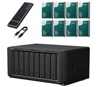 Synology RackStation RS826+ NAS/storage server Rack (1U) AMD Ryzen V1500B 4 GB DDR4 0 TB DiskStation Manager Black, Grey