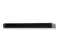 Synology RX418 Disc Enclosure Rack (1U) Black, Grey - Disc Enclosures (Hard Drive, SSD, 56TB, SATA, ATA II Series, ATA III Series, Rack (1U), Black, Grey, 3 Fan(s))