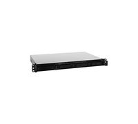 Synology RX418 Disc Enclosure Rack (1U) Black, Grey - Disc Enclosures (Hard Drive, SSD, 56TB, SATA, ATA II Series, ATA III Series, Rack (1U), Black, Grey, 3 Fan(s))