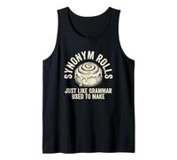 Synonym Rolls... Fun Saying Novelty English Teacher Grammar Tank Top