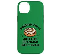 Synonym Rolls Grammar Pun Cinnamon Roll Case for iPhone 14 Plus