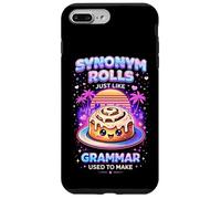 Synonym Rolls Grammar Pun Cute Vaporwave Teacher Humor Case for iPhone 7 Plus/8 Plus
