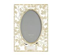 Synovana Tree of Life Photo Frame for 4x6 Picture - Decorative Tabletop Frame with Gold and White Branch Design, Romantic Gift for Home Décor