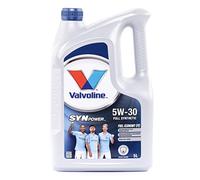 VALVOLINE 5W30 FULLY SYNTHETIC ENGINE OIL A5 B5 SYNPOWER FE 872552