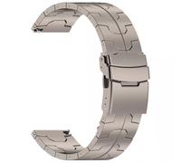 synsing 20/22mm Universal Titanium Strap for Galaxy/Garmin/Huawei/Amazfit | Quick-Release,Titanium Made,40% Lighter than Steel,hypoallergenic,Durable,Secure clasp,Fits wrist 5.9"-8.9",Length Adjustable