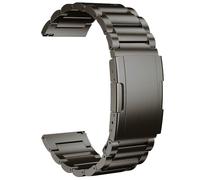 synsing 20 mm Titanium Band Compatible with Samsung Watch 6 Classic 43 mm/47 mm/5 Pro 45 mm/4 Classic 46 mm, 22 mm Metal Strap, Compatible with Samsung Watch 46 mm/3 45 mm, Gear S3 Frontier, 20mm