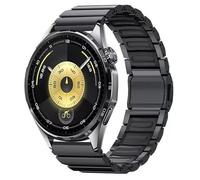 Synsing 22mm Universal Titanium Magnetic Strap for Huawei GT6/GT6 Pro/GT5/4/3 Pro 46mm, Garmin Fenix 8 (47mm)/Fenix 6 Pro - Hybrid Silicone Lining, Lightweight, Non-Slip, No Pulling Hair, 22mm