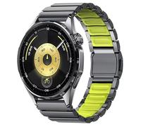 Synsing 22mm Universal Titanium Magnetic Strap for Huawei GT6/GT6 Pro/GT5/4/3 Pro 46mm, Garmin Fenix 8 (47mm)/Fenix 6 Pro - Hybrid Silicone Lining, Lightweight, Non-Slip, No Pulling Hair, 22mm