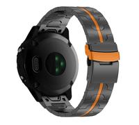 synsing 26 mm Titanium Bracelet Compatible with Fenix 8 51 mm/Enduro 3 51 mm/7X Pro/6X Pro, 22 mm Metal Bracelet Quick Release Compatible with Fenix 8 47 mm/E 47 mm/7/6 Pro/5 Plus/Forerunner 965 955