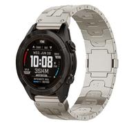 synsing 26 mm Titanium Magnetic Metal Quick Fit Bracelet Compatible with Tactix 8 51 mm/Instinct 3 50 mm/Fenix 8 51 mm/Fenix 7X Pro, 22 mm Bracelet for Tactix 8 47 mm/Descent G2/Fenix 8 47 mm