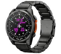 synsing 26mm Titanium Metal Quick Fit Watch Band Compatible for Instinct 3 50mm/Fenix 8 51mm/Enduro 3 51mm/Fenix 6X Pro/7X Pro Plus,22mm No Gap Band for Fenix 8 47mm/E 47mm/Fenix 6 Pro/7/5 Plus