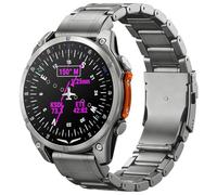 synsing 26mm Titanium Metal Quick Fit Watch Band Compatible for Instinct 3 50mm/Fenix 8 51mm/Enduro 3 51mm/Fenix 6X Pro/7X Pro Plus,22mm No Gap Band for Fenix 8 47mm/E 47mm/Fenix 6 Pro/7/5 Plus