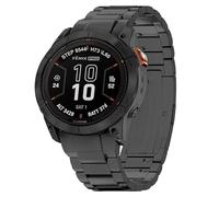 Synsing No Tool Needed 26mm Titanium Metal WatchBand for Tactix 8 51mm/Instinct 3 50mm/Fenix 8 51mm/7X Pro/6X Pro, 22mm Metal Quick Fit Compatible for Tactix 8 47mm/Fenix 8 47mm/7/6 Pro/Forerunner 965