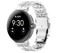 synsing No Tool Needed Titanium Metal WatchBand Compatible with Google Pixel Watch 3 45mm 41mm Strap, Titanium Replacement Compatible with Google Pixel 2 1 41mm Accessory for Men Women