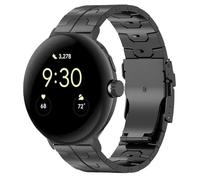 synsing No Tool Needed Titanium Metal WatchBand Compatible with Google Pixel Watch 3 45mm 41mm Strap, Titanium Replacement Compatible with Google Pixel 2 1 41mm Accessory for Men Women