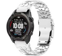 synsing No Tools Required 22 mm Titanium Watch Strap Compatible with Tactix 8 47 mm/Fenix 8 47 mm/Forerunner 965, 26 mm Metal Quick Fit Watch Strap for Tactix 8 51 mm/Instinct 3 50 mm/Fenix8 51 mm