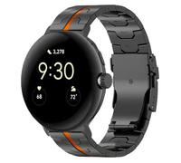 synsing Titanium Band Compatible for Google Pixel Watch 3 41mm / Pixel Watch 2 41mm / Pixel Watch 41mm Band, Titanium Metal Wristband Strap for Pixel Watch 3 45mm for Pixel Watch Accessory