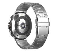 synsing Titanium Band for Samsung Galaxy Watch 7 Ultra, No Gap Watchband with Integrated Buckle Strap Replacement Accessory for Galaxy Watch Ultra 47mm (2024),Grey