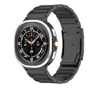 synsing Titanium Band for Samsung Galaxy Watch Ultra 7 47mm Strap, Titanuim No Gap Watchband with Integrated Buckle Strap Replacement Accessory for Galaxy Watch Ultra 47mm (2024)