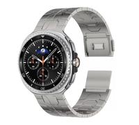 synsing Titanium Metal Magnetic Watch Strap Compatible for Samsung Galaxy Watch 8 40mm/44mm/8 Classic 46mm, No Gap Watchband Replacement Band for Galaxy Watch 8 Men Women, Lightweight, Skin-Friendly
