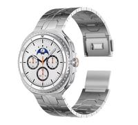 synsing Titanium Metal Magnetic Watch Strap Compatible for Samsung Galaxy Watch 8 40mm/44mm/8 Classic 46mm, No Gap Watchband Replacement Band for Galaxy Watch 8 Men Women, Lightweight, Skin-Friendly