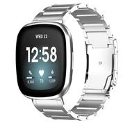 synsing Titanium Metal Watch Band Compatible with Fitbit Versa 4 Bands & Sense 2, Titanium WatchStrap Replacement Wristbands for Fitbit Versa 3 & 4 / Sense 2 & 1 Accessory