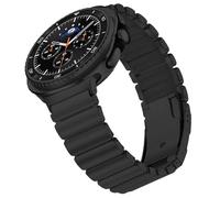 synsing Titanium Watch Strap for Samsung Galaxy Watch 8 40 mm/44 mm/8 Classic 46 mm - Hybrid Silicone Lining & Secure Clasp - Adjustable, Lightweight Metal Strap, Non-Slip, No Pulling Hair, 47mm