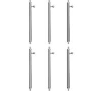 synsing Watch Pins 1.8mm Thick Heavy Duty Quick Release Spring Bar 6 Pack Stainless Steel Watch Band Pins, 18mm