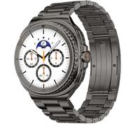 synsing Without Gap Titanium Strap for Galaxy Watch 9 8 40/44 mm/8 Classic 46 mm, 22mm, Titanium, No Gemstone