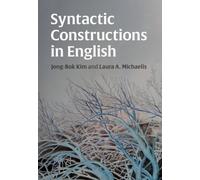 Syntactic Constructions in English