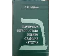 Syntax (Davidson's Introductory Hebrew Grammar)