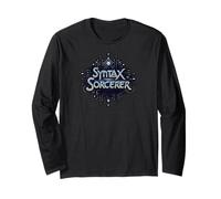 Syntax Sorcerer Code Programmer Developer Tech Long Sleeve T-Shirt