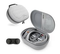 Syntech Hard Carrying Case for Apple Vision Pro and Accessories, VR Gaming Headset Case with Lens Cover, Multi-layer Protection Case, Suitable for Travel and Home Storage, Gray