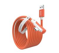 Syntech Link Cable 16 FT Compatible with Meta Quest 3S/Oculus Quest 3/2/Pro/Pico4, High-Speed PC Data Transfer, USB 3.0 to USB-C for VR Headset, Blood Orange