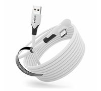 Syntech Link Cable 5m Compatible with Meta/Oculus Quest 3/Quest 3S, Pico 4/Ultra Accessories VR Headset, High Speed Data Transfer Cord USB 3.0 Cable Type C LED Light for Gaming PC/Steam VR