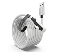 Syntech Link Cable 5m Compatible with Oculus/Meta Quest 3/Meta Quest 3S, Quest2/Pro/Pico 4/Ultra Accessories and PC/SteamVR, High Speed PC Data Transfer, USB 3.0 to USB C Cable for VR Headset
