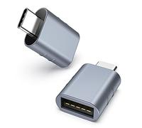 Syntech USB C to USB Adapter Pack of 2 USB C Male to USB3 Female Adapter Compatible with iPhone 15 Pro Max iMac iPad Pro 2021 MacBook Pro Air 2020 and Other Type C or Thunderbolt 3 Devices Blue