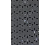 Syntego 10 Sheets A4 Self Adhesive Glitter Paper - Sparkly Non Shed 80gsm Sticky Back Cardstock Craft Sheets for Cutting Machines, Scrapbooking & Card Making (Grey Polka Dot)